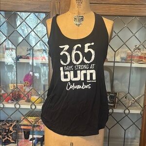 Columbus Women's Black Graphic Tank Top